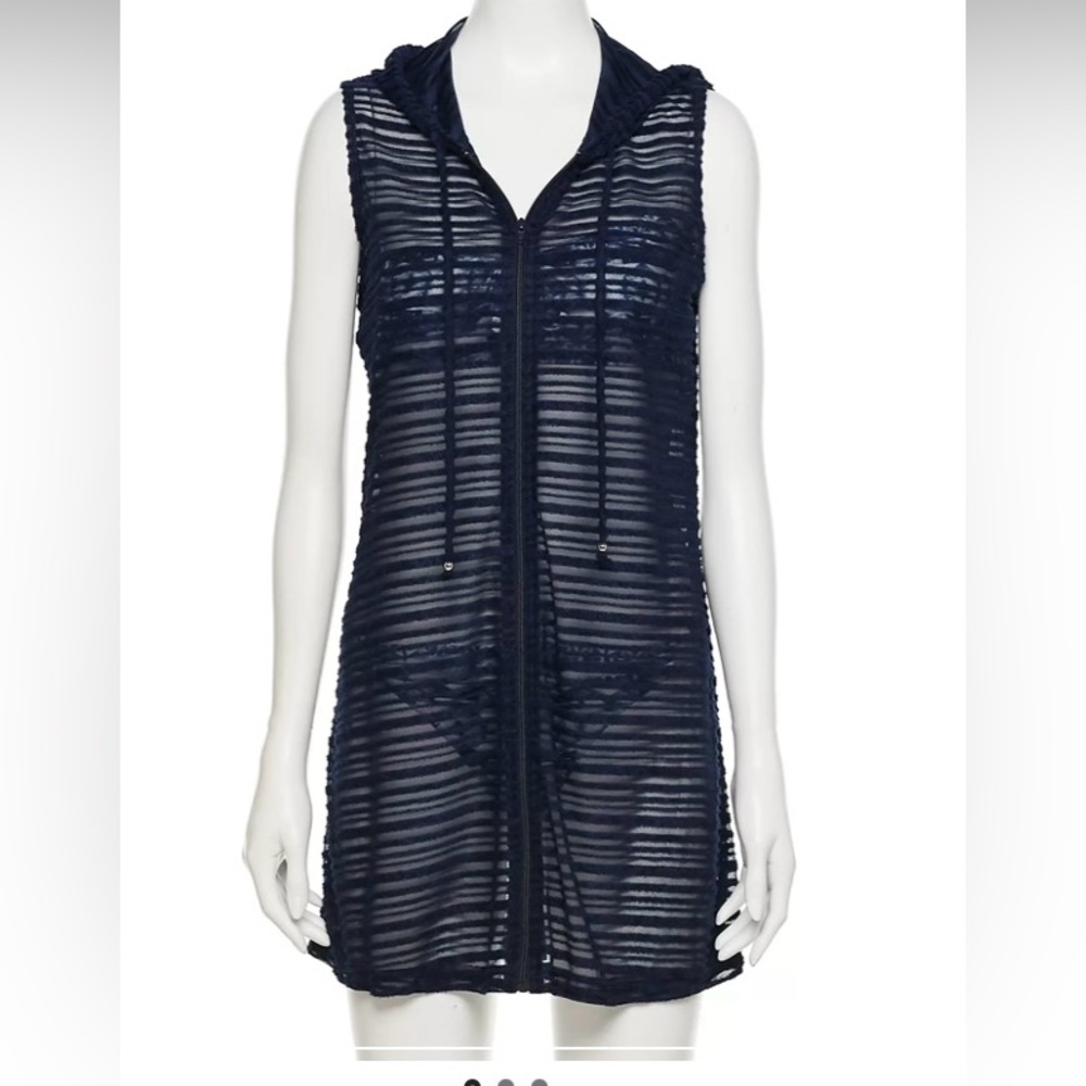 Porto Cruz hooded  swim cover up like new sz Small